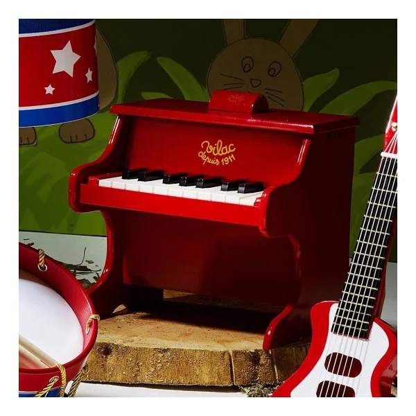 Vilac - Mini Piyano - Kırmızı - Görsel 3