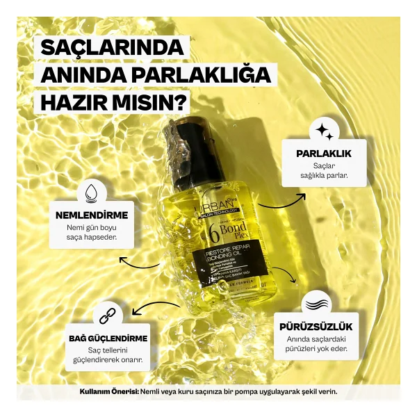 Urban Care No.6 Bond Blex 100 Ml Saç Bakım Yağı - Görsel 8