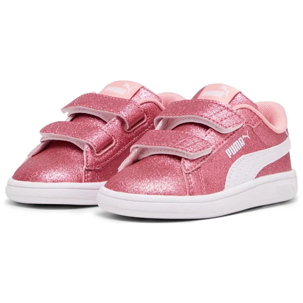 Puma Smash 3.0 Glitz Glam 394688-01 Pembe Bebek Spor Ayakkabı - Görsel 6