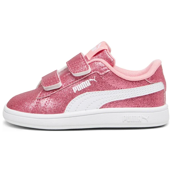 Puma Smash 3.0 Glitz Glam 394688-01 Pembe Bebek Spor Ayakkabı - Görsel 2