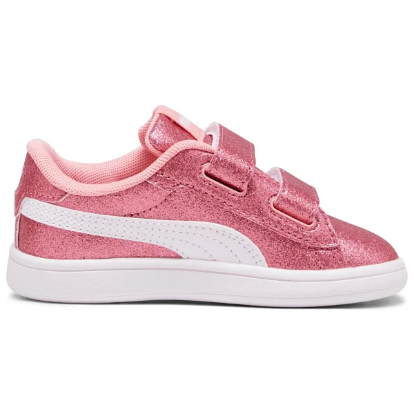 Puma Smash 3.0 Glitz Glam 394688-01 Pembe Bebek Spor Ayakkabı - Görsel 4