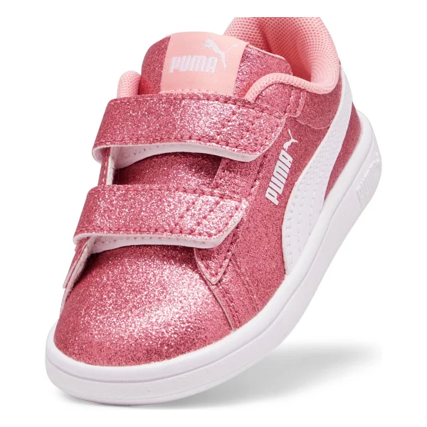 Puma Smash 3.0 Glitz Glam 394688-01 Pembe Bebek Spor Ayakkabı - Görsel 5
