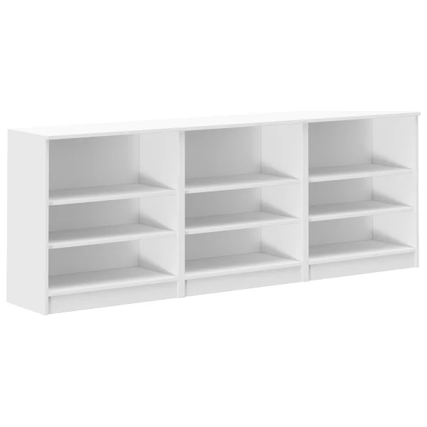 Dekorex Kns-304-K-Beyaz 6 Kapaklı Camlı Konsol - Görsel 5
