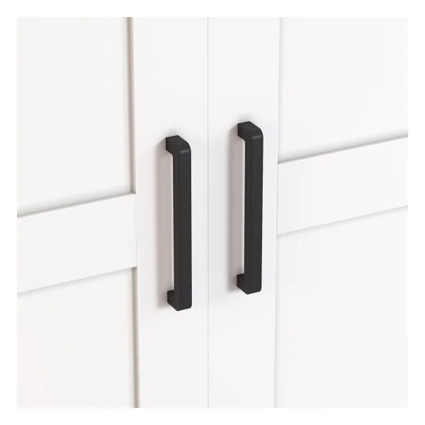 Dekorex Kns-304-K-Beyaz 6 Kapaklı Camlı Konsol - Görsel 6