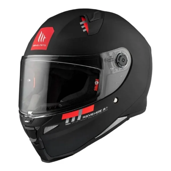 Mt Revenge 2 Mat Siyah Full Face Motor Kaskı - Görsel 6