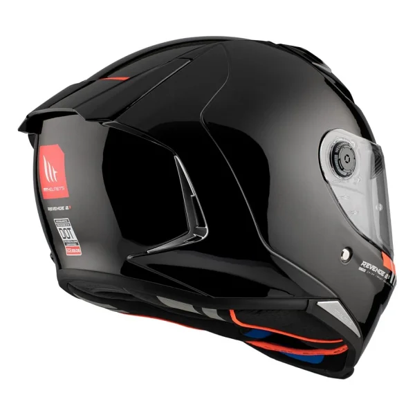 Mt Revenge 2 Mat Siyah Full Face Motor Kaskı - Görsel 3