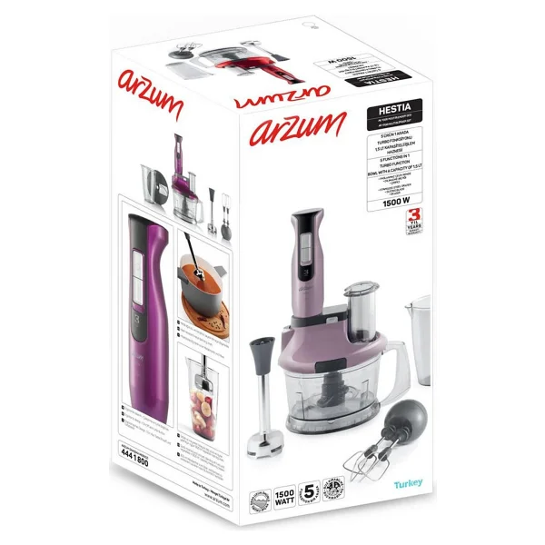 Arzum Ar1058 Hestia Multi 1500 W Blender Seti - Görsel 6