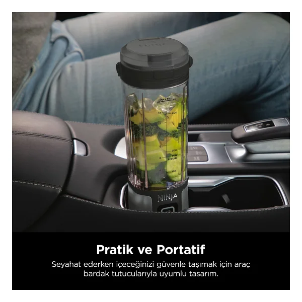 Ninja Blast Bc151eubk Siyah Şarjlı Smoothie Blender - Görsel 8