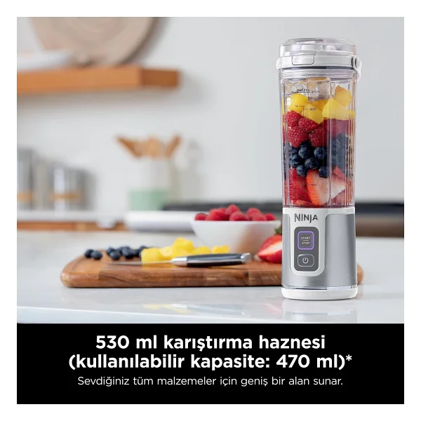 Ninja Blast Bc151wh White Şarjlı Smoothie Blender - Görsel 4
