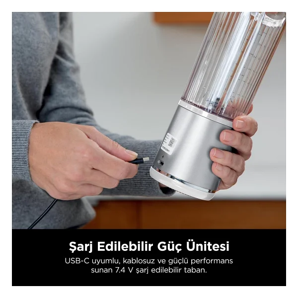 Ninja Blast Bc151wh White Şarjlı Smoothie Blender - Görsel 10