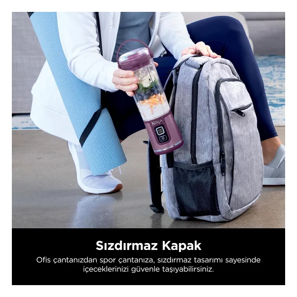 Ninja Blast Bc151eupr Mor Şarjlı Smoothie Blender - Görsel 7