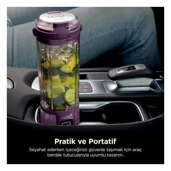 Ninja Blast Bc151eupr Mor Şarjlı Smoothie Blender - Görsel 8
