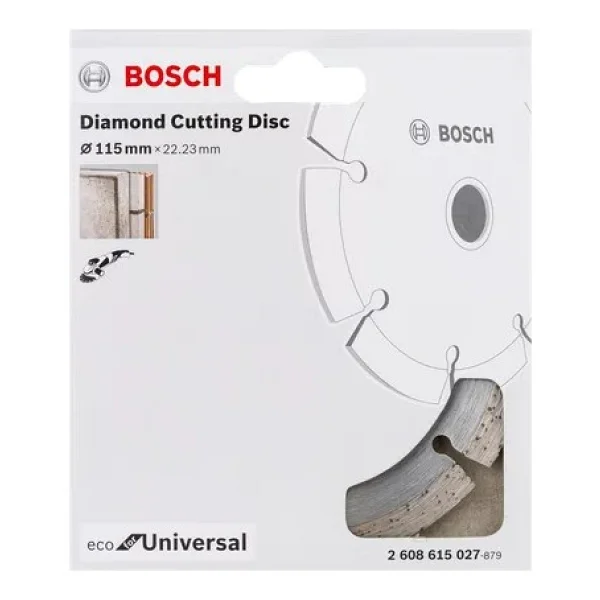 Bosch 2608615027 115 Mm Eco For Universal Elmas Kesme Diski - Görsel 3