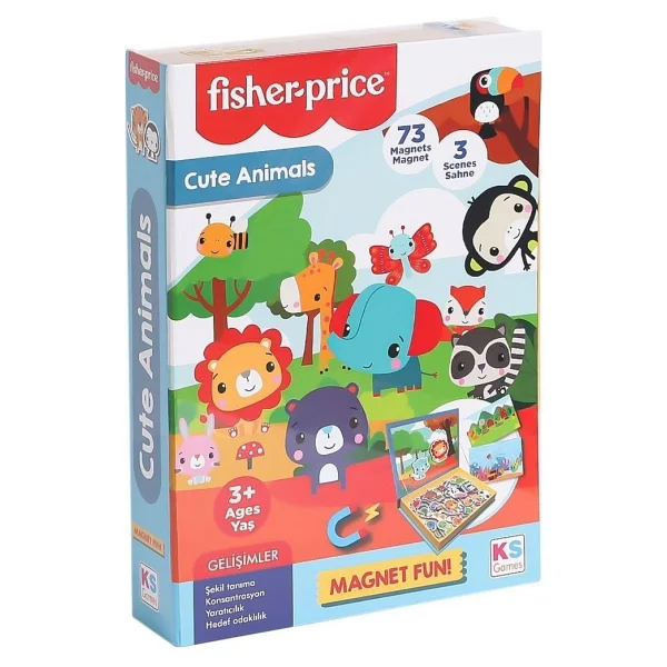 Fisher Price Baby Cute Animals Puzzle 13408 - Görsel 4