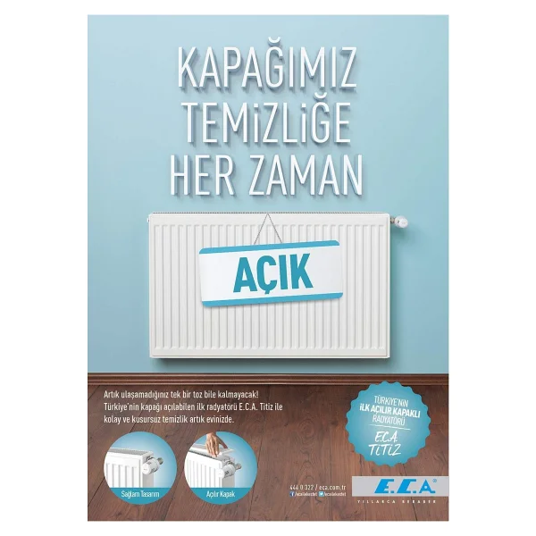 E.C.A. Pkkp 400x1100 Panel Radyatör - Görsel 2