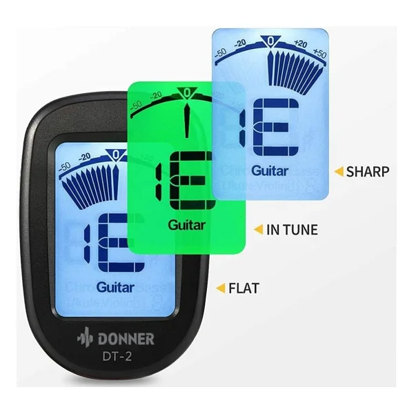 Donner Dt-2 Clip On Tuner - Görsel 2