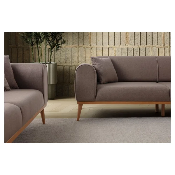 Edsy Home Rebull 3+1 Koltuk Takımı Kahverengi - Görsel 5