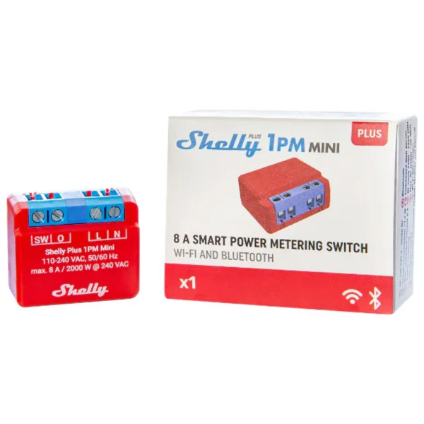 Shelly Plus 1pm Mini Gen 3 Wi-Fi Akıllı Röle - Görsel 4