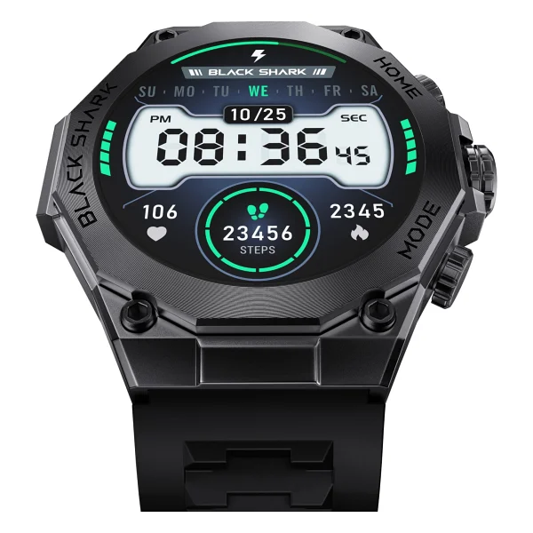 Black Shark S1 Pro Siyah Akıllı Saat - Görsel 2