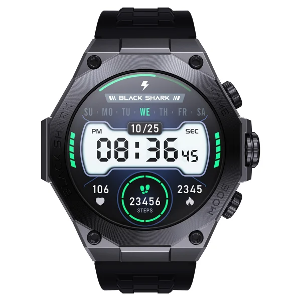 Black Shark S1 Pro Siyah Akıllı Saat - Görsel 4