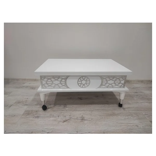 Aras 5 Kademeli Tekerlekli Akıllı Sihirli Orta Sehpa 60x90