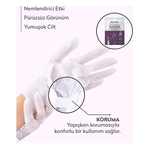 Dermokil Kil & Kenevir Yağlı Yoğun Bakım El Maskesi 35 Ml - Görsel 4