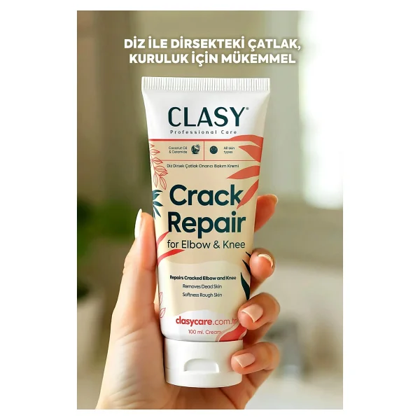 Clasy Care Diz Ve Dirsek Bakım Kremi - Çatlak, Kurumuş, Koyulaşmış Sert Deriye Karşı (Clasy Crack Repair Cream) - Görsel 7
