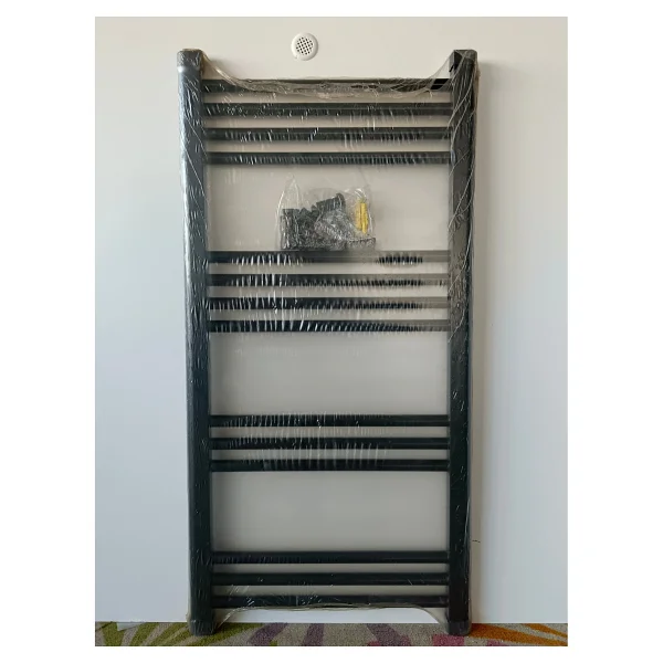 Şimaş 50x100 cm 14 Borulu Düz Mat Siyah Havlupan - Görsel 2