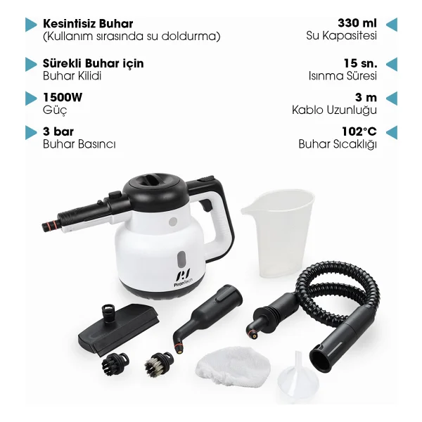 Pirantech Cb-902 Buharlı Temizleyici - Görsel 7