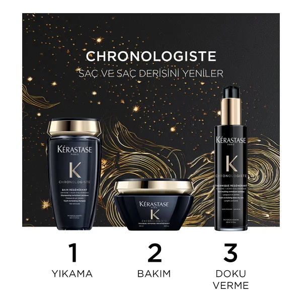 Kerastase Chronologiste Yenileyici Saç Bakım Seti - Görsel 2