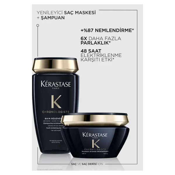 Kerastase Chronologiste Yenileyici Saç Bakım Seti - Görsel 3