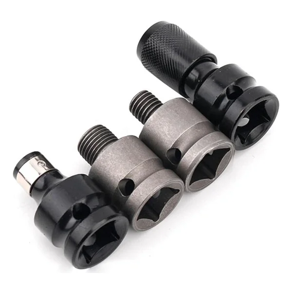 Depolife Torklu Somun Sıkma Bijon Sökme Darbeli Matkap İçin Bits Adaptörü 4lü Set Yaylı Ağır Hizmet Mandreni - Görsel 6