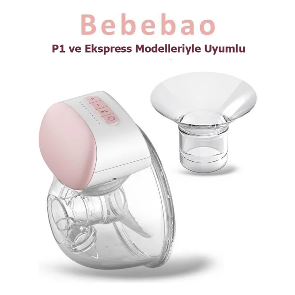 Bebebao Göğüs Pompası Kalkanı Silikon Flanş Küçültücü 21-22-26 Mm 3'lü Set (P1 - Ekpress Model Uyumlu) - Görsel 3