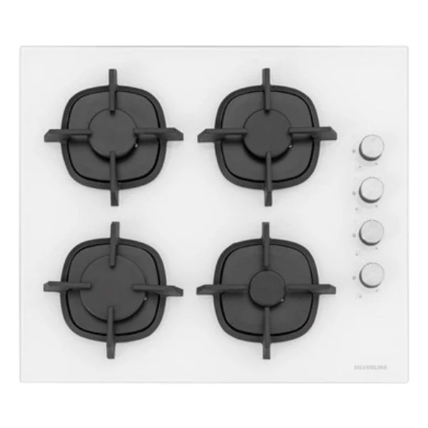 Silverline Beyaz Cam Ankastre Set (3420 Classy 60+Cs5343w01+Bo6504w01) - Görsel 3