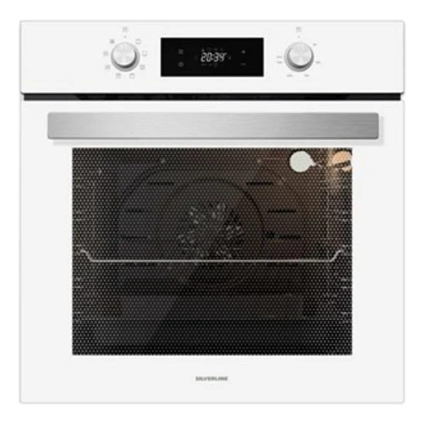 Silverline Beyaz Cam Ankastre Set (3420 Classy 60+Cs5343w01+Bo6504w01) - Görsel 4