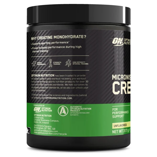 Optimum Nutrition Creatine Kreatin Aromasız 317 G 93 Servis - Whey Gold Standard Çikolata Aromalı Şase 31 G 1 Servis - Görsel 3