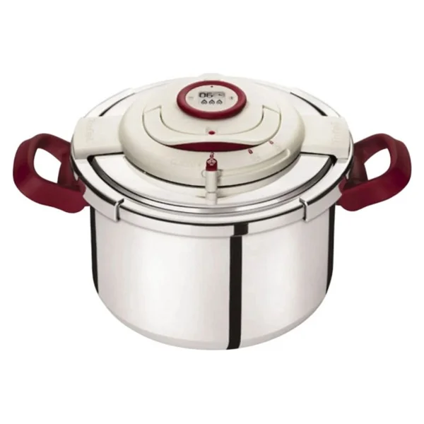 Tefal Düdüklü Tencere 6 L - Gri - Kırmızı - Görsel 7