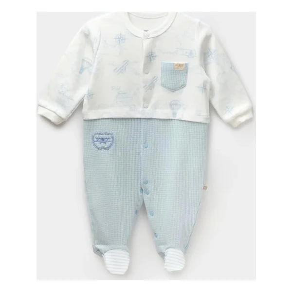 Bibaby Travel Adventure Bebek Tulum 60736 Mavi - 68 Cm - Görsel 2