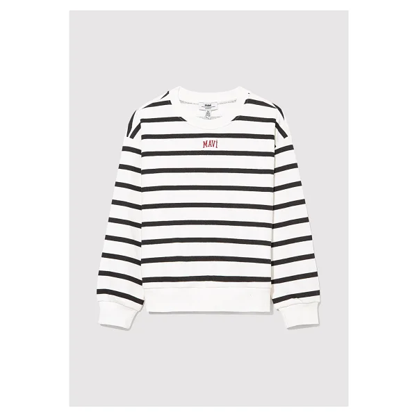 Mavi Logo Baskılı 7s10038 Çocuk Sweatshirt - Görsel 2