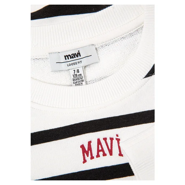 Mavi Logo Baskılı 7s10038 Çocuk Sweatshirt - Görsel 4