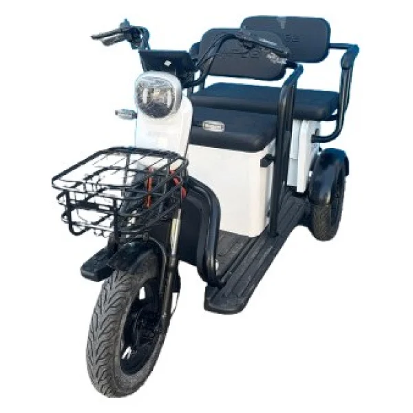 Apec Apm5 1000 W 3 Tekerlekli Elektrikli Motosiklet Beyaz - Görsel 2