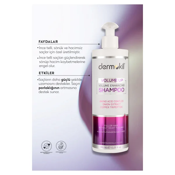 Dermokil Hacim Veren Şampuan 390 Ml - Görsel 4