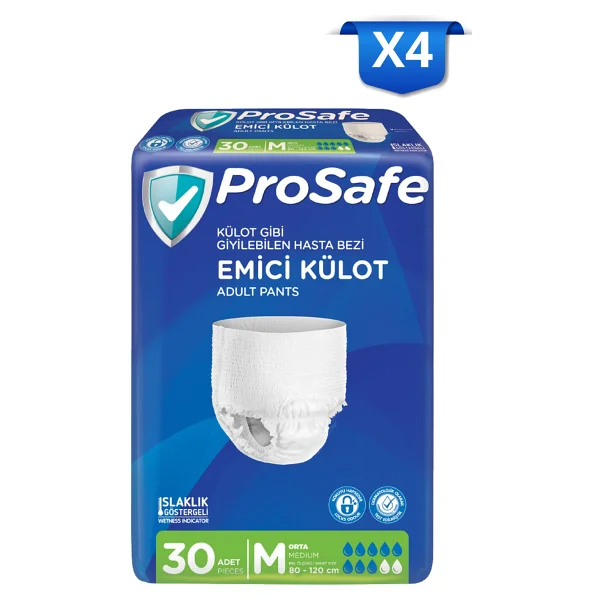 Prosafe Emici Külot Orta Boy M 30'lu 4 Adet Hasta Bezi - Görsel 4