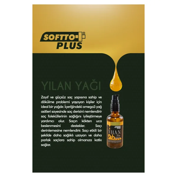 Softto Plus E Vitaminli Yılan Yağı 50 Ml - Görsel 3
