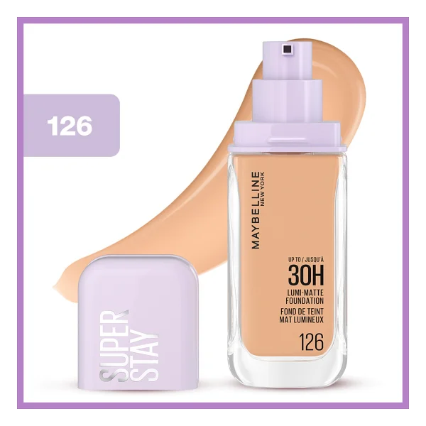 Maybelline New York Super Stay Lumi Matte 126 30 Ml Likit Fondöten - Görsel 4