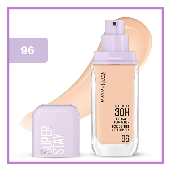 Maybelline New York Super Stay Lumi Matte 96 30 Ml Likit Fondöten - Görsel 8