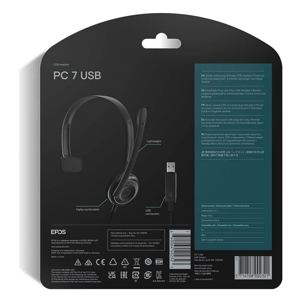 Sennheiser PC 7 USB Operatör Başlığı - Görsel 2
