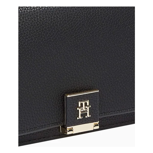 Tommy Hilfiger Heritage Flap Chain Çapraz Askılı Çanta - Siyah - Görsel 5