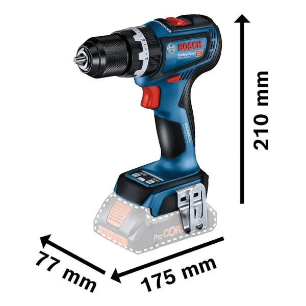 Bosch Gsb 18v-90 C Darbeli Matkap - Görsel 2