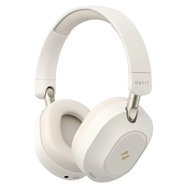 Havit H668bt ANC Bej Kulak Üstü Bluetooth Kulaklık - Görsel 2
